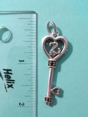 Zales Jane Seymore Open Hearts Diamond Accent Necklace Pendant